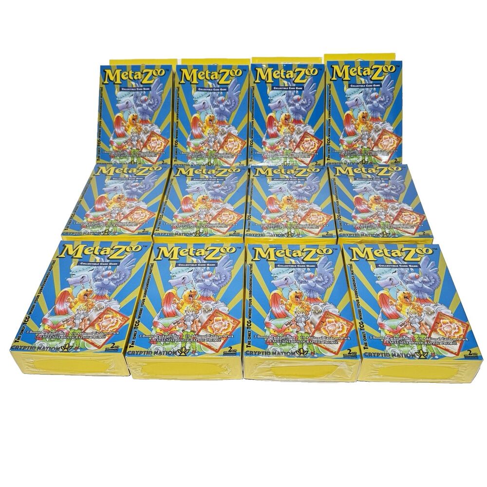 MetaZoo Cryptid Nation 2nd Edition Hanger Box Lot (12) – Factory Sealed